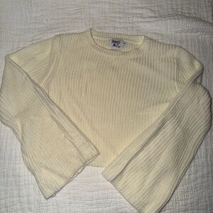 Princess Polly Cream Knit Pullover